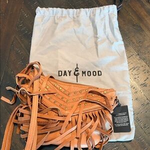 Day & Mood Brown Fringe Crossbody Bag
